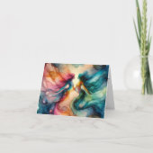 マーメイド好き鮮やかアルコールインク カード (正面)