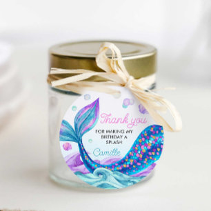 マーメイド子供の誕生日ありがとう フェイバータグ