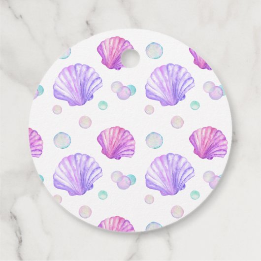 マーメイド子供の誕生日ありがとう フェイバータグ (裏面)