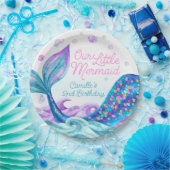 マーメイド子供の誕生日パーティー ペーパープレート (パーティー)