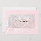 マーメイド子守唄ベビーシャワーサンキューカード サンキューカード (裏面)