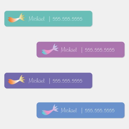 マーメイド学校の給食名番号ラベル ラベル (グループ)