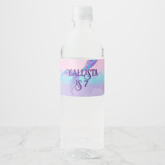 マーメイド尾水瓶ラベル – 海の下 ペットボトルラベル