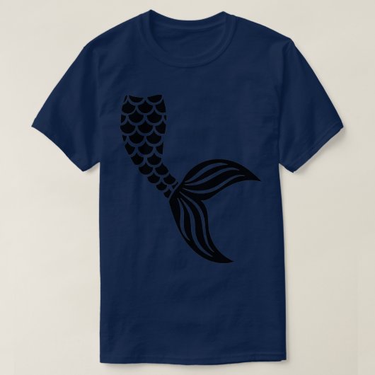 マーメイド尾 Tシャツ (デザイン正面)