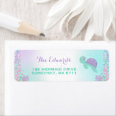 マーメイド差出人住所ラベルマジカルマーメイド ラベル (インサイチュ)