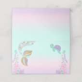 マーメイド座席表マーメイドテーブル番号ピンク金ゴールド プレイスカード (外部開封)