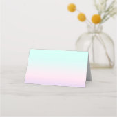 マーメイド座席表マーメイドテーブル番号ピンク金ゴールド プレイスカード (裏面)