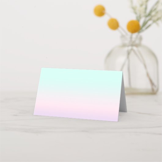 マーメイド座席表マーメイドテーブル番号ピンク金ゴールド プレイスカード (裏面)