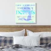 マーメイド引用文 キャンバスプリント (インサイチュ (寝室))