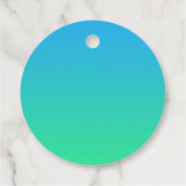 マーメイド感謝していメッセージカード フェイバータグ (裏面)