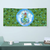 マーメイド戦士グリーンはかりで測バナー 横断幕 (トレードショー)