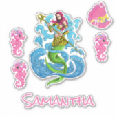 マーメイド戦士ピンク海の友人シール シール (正面)