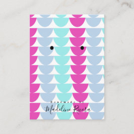 マーメイド手作り職人イヤリングディスプレイカード コーリングカード