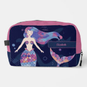 マーメイド抽象芸術トイレタリーバッグ ドップキット (正面)