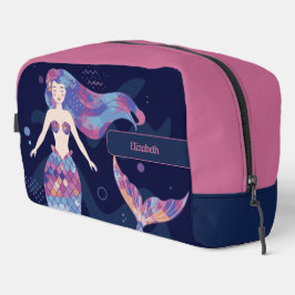 マーメイド抽象芸術トイレタリーバッグ ドップキット