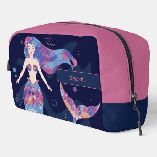 マーメイド抽象芸術トイレタリーバッグ ドップキット (右コーナー)