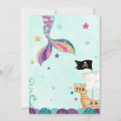 マーメイド招待状アンダーザシーパーティの招待状 招待状 (裏面)