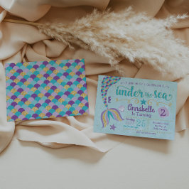 マーメイド招待状アンダーザシー招待状 招待状