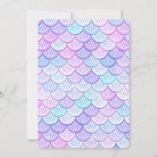 マーメイド招待状 招待状 (裏面)
