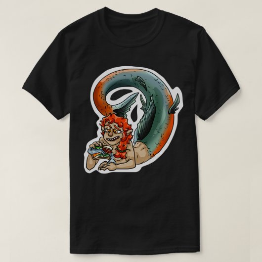 マーメイド昼休み Tシャツ (デザイン正面)