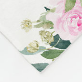 マーメイド月パーソナライズされた例成長マイルストーンベビー フリースブランケット (角)