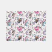 マーメイド毛布海テーマ フリースブランケット (正面(横))