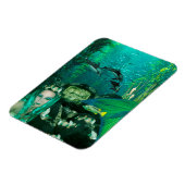 マーメイド水中財宝フォトマグネット マグネット (左側)