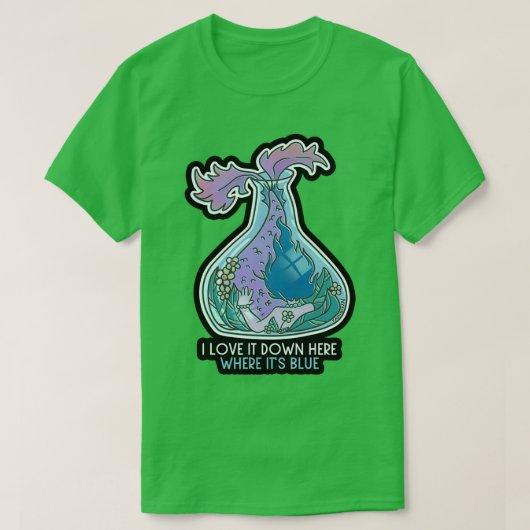 マーメイド水族館の女の子ギフト Tシャツ (デザイン正面)