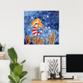 マーメイド沿岸ビーチデコールアートポスター ポスター (ホームオフィス)