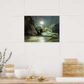 マーメイド海の空想のポスター ポスター (キッチン)