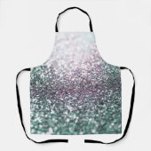 マーメイド海グリッターグラム#4(フェイクグリッター)#art エプロン (正面)