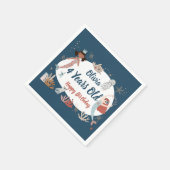 マーメイド海シービーチパーティータコ誕生日キッド スタンダードカクテルナプキン (角)