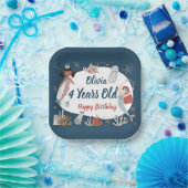 マーメイド海シービーチパーティータコ誕生日キッド ペーパープレート (パーティー)