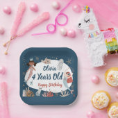 マーメイド海シービーチパーティータコ誕生日キッド ペーパープレート (パーティー)