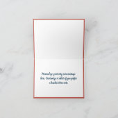 マーメイド海シー子供の誕生日パーティー サンキューカード (内部)