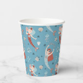 マーメイド海シー子供の誕生日パーティー 紙コップ (裏面)