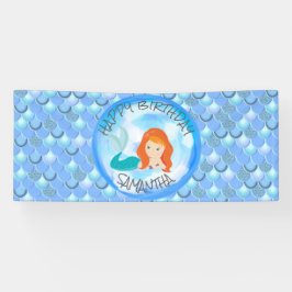 マーメイド海ブルーはかりで測バナー 横断幕