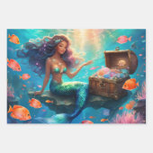 マーメイド海宝箱ガールズ3 ラッピングペーパーシート (正面2)