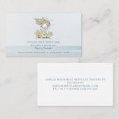 マーメイド海手作りオーガニックスキンケアブシン 名刺 (正面/裏面)