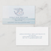 マーメイド海手作りオーガニックスキンケア 名刺 (正面/裏面)