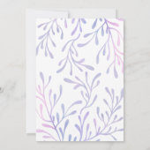 マーメイド海誕生日ガール1stバースデーシーライフ サンキューカード (裏面)