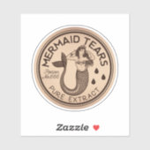 マーメイド涙ポーションヴィンテージラベルシール シール (シート)