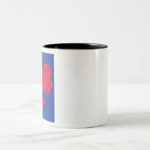 マーメイド猫 ツートーンマグカップ (中央)