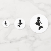 マーメイド白黒 コンフェッティ (正面)