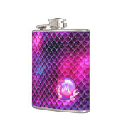 マーメイド真珠とはかりで測モノグラムピンクID600 フラスク (左)