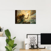 マーメイド祝の太陽のポスター ポスター (ホームオフィス)