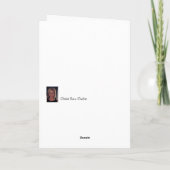 マーメイド空白のグリーティングカード カード (裏面)