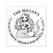 マーメイド笑わされるテーマ セルフインキングスタンプ (デザイン)