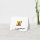 マーメイド第4誕生日招待状 招待状 (裏面)