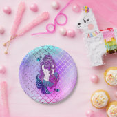 マーメイド紙パーティープレート ペーパープレート (パーティー)